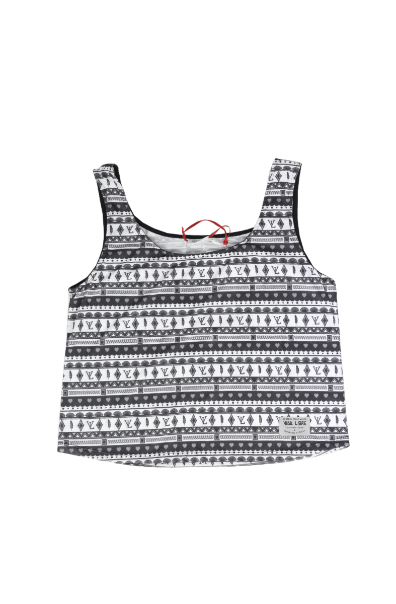 CAMISETA VIDA LIBRE CROPED FEMININA CINZA - NewSkull