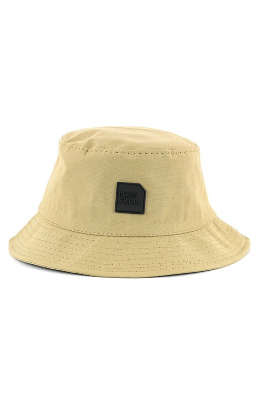 Chapeu Bucket Hat NewSkull Rubber Bege - NewSkull