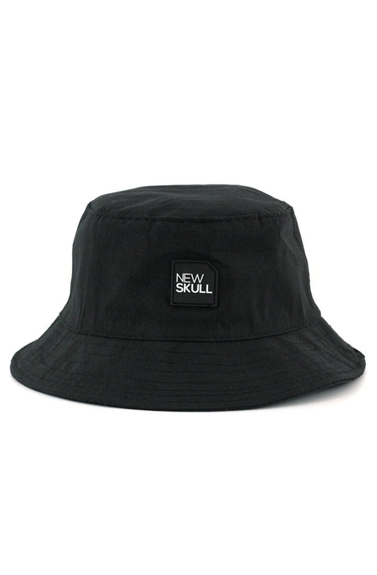 Chapeu Bucket Hat NewSkull Rubber Preto - NewSkull