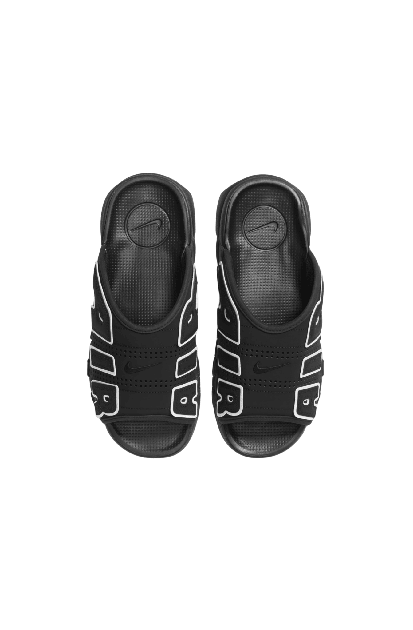 Chinelo Nike Nike Air More Uptempo Slide Preto/Branco DV2132-001 - NewSkull