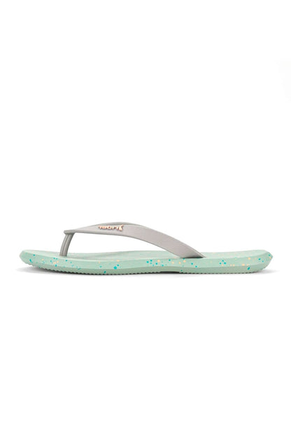 Chinelo Rider Dedo R1 Canvas Verde/Cinza - NewSkull