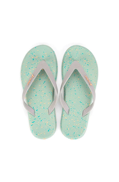 Chinelo Rider Dedo R1 Canvas Verde/Cinza - NewSkull