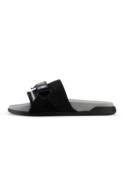 Chinelo Rider Slide NX NBA Brooklin Nets Preto/Cinza - NewSkull