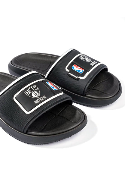 Chinelo Slide Rider Block Nba Brooklyn Nets - NewSkull