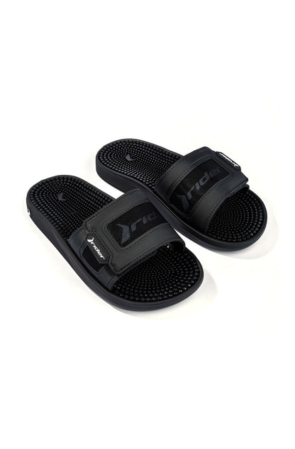 Chinelo Slide Rider Infinity Max Preto/Preto - NewSkull