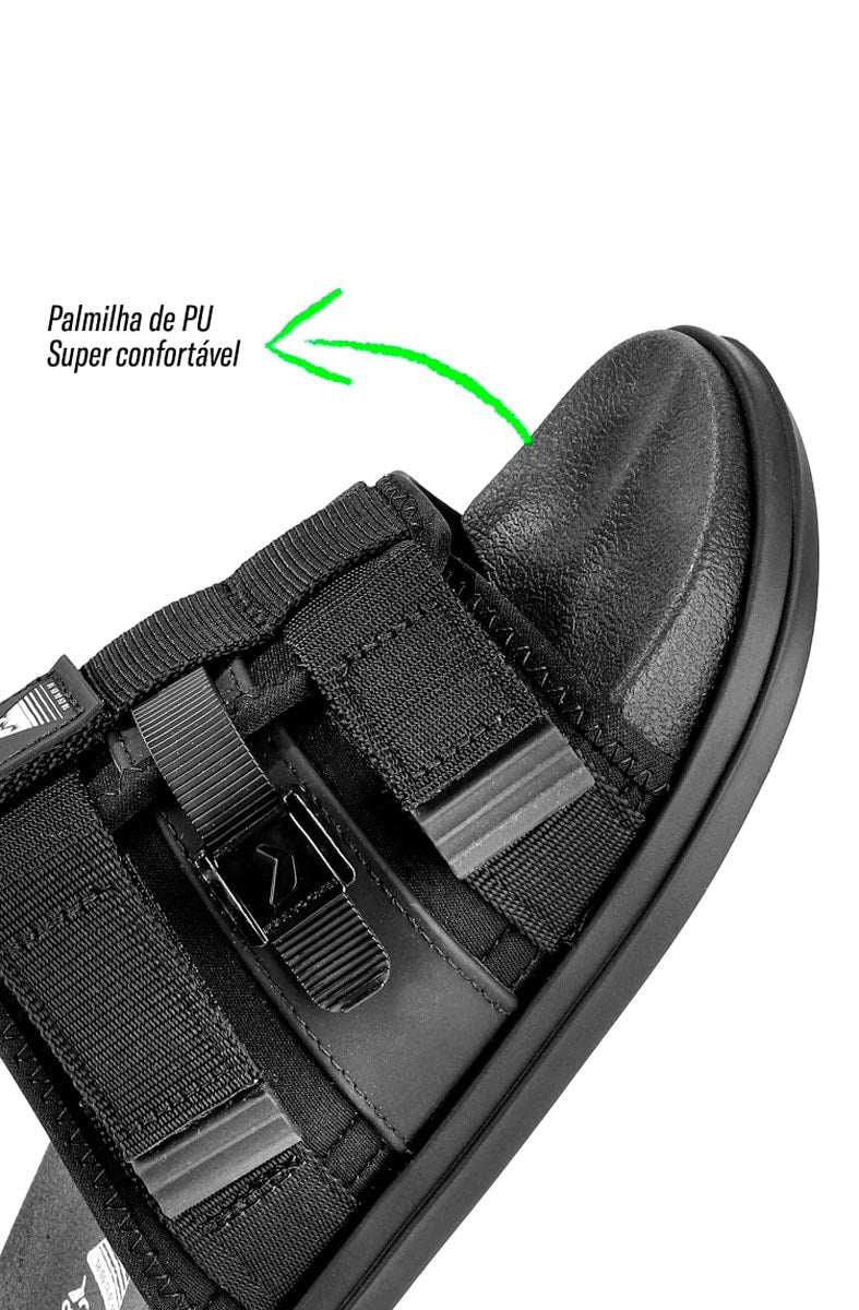 Chinelo Slide Rider SLX Commuter Pack Preto/Preto 1175125088 - NewSkull