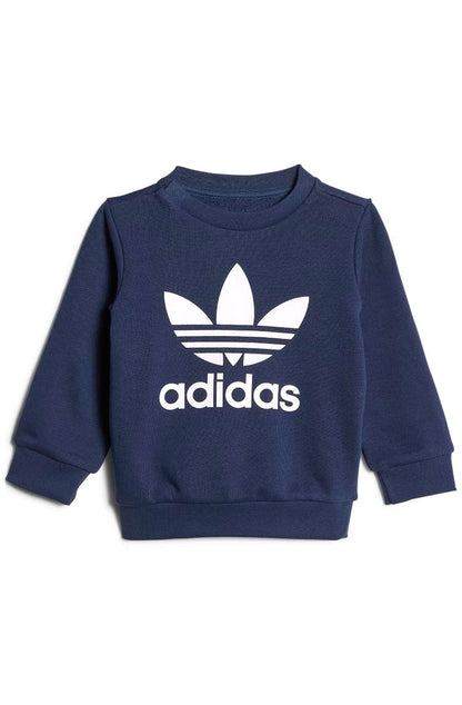 Conjunto Adidas Moletom Crew Unissex Azul Marinho - NewSkull