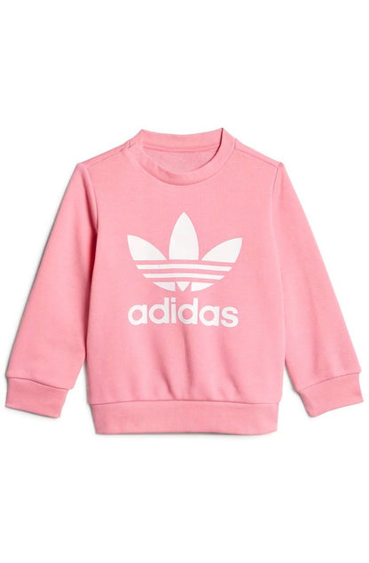 Conjunto Adidas Moletom Crew Unissex Rosa - NewSkull