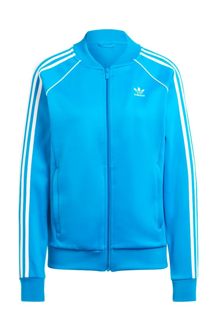 Jaqueta Adidas Adicolor Classics SST Feminino Azul/Branco - NewSkull