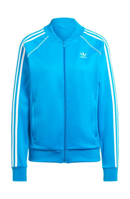 Jaqueta Adidas Adicolor Classics SST Feminino Azul/Branco - NewSkull