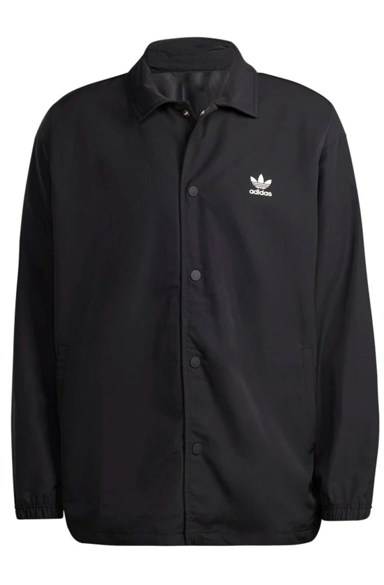 Jaqueta Adidas Adicolor Classics Trefoil Coach Preto/Branco - NewSkull