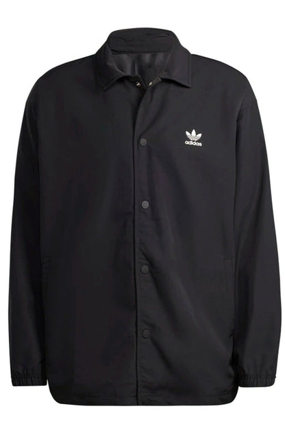 Jaqueta Adidas Adicolor Classics Trefoil Coach Preto/Branco - NewSkull