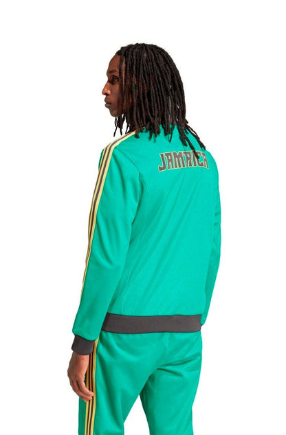Jaqueta Adidas Beckenbauer Jamaica Verde/Preto/Amarelo - NewSkull