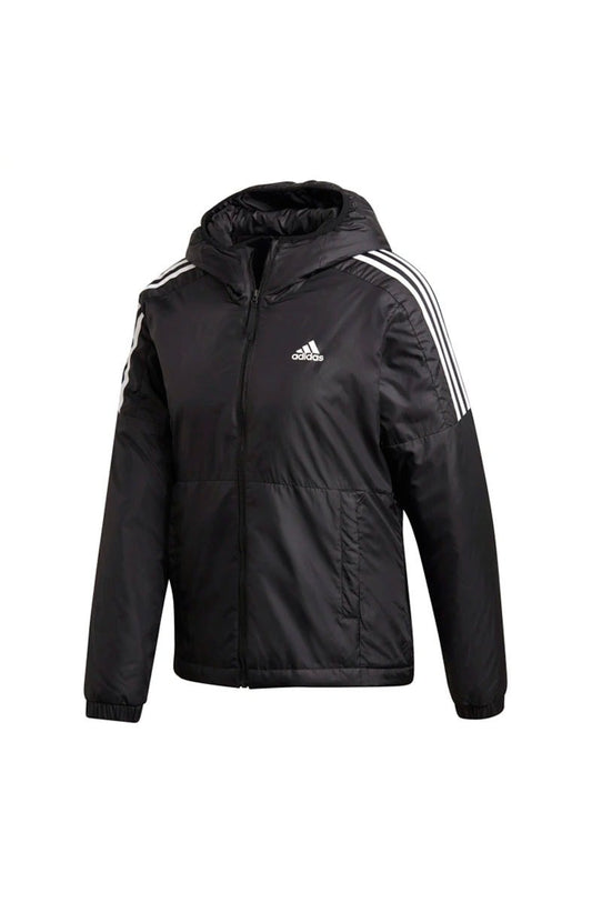 Jaqueta Adidas Capuz Essentials Insulated Feminina Preto/Branco - NewSkull
