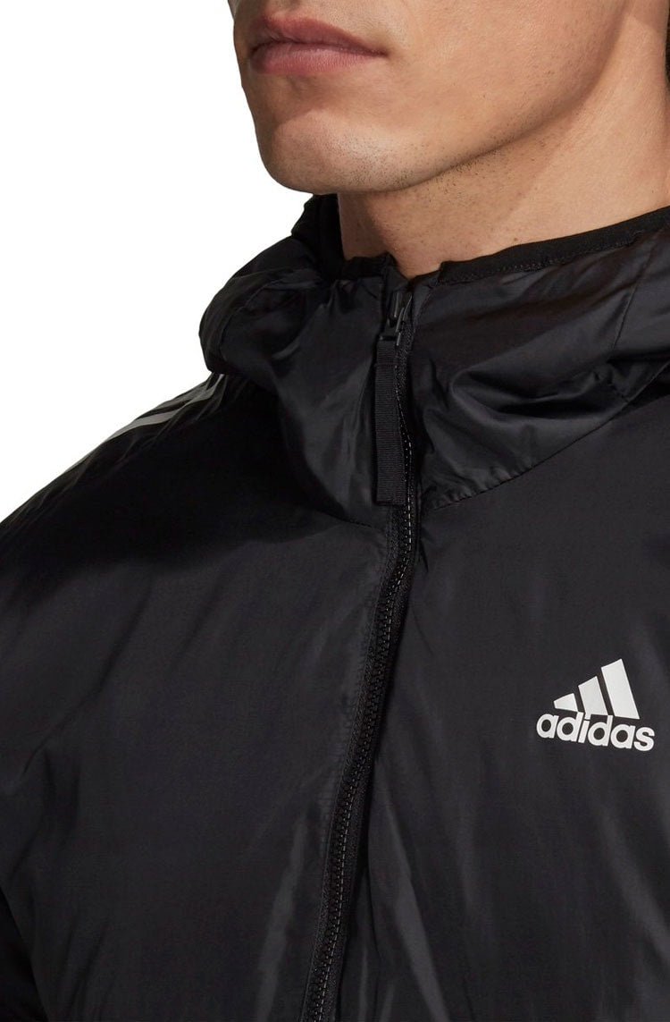 Jaqueta Adidas Capuz Essentials Insulated Preto/Branco - NewSkull