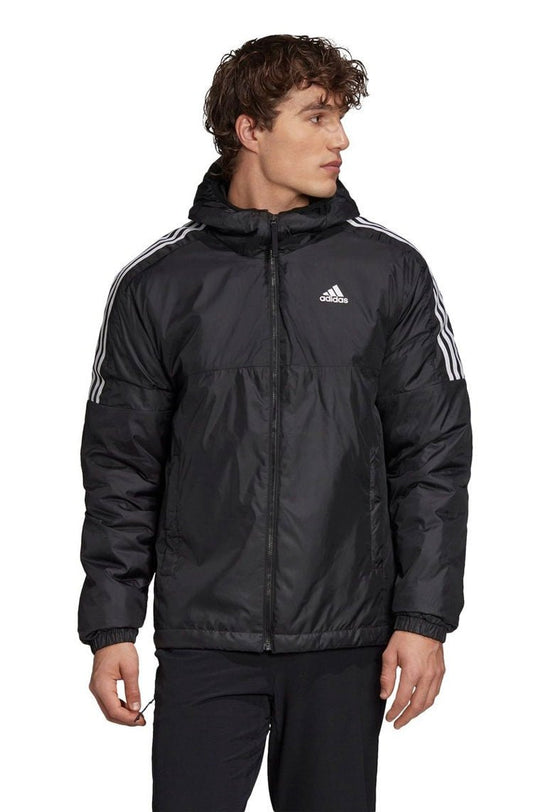 Jaqueta Adidas Capuz Essentials Insulated Preto/Branco - NewSkull