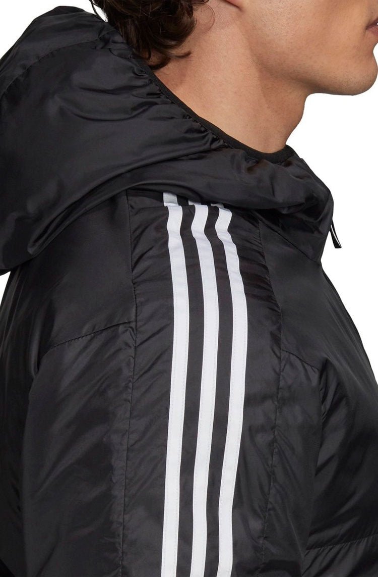 Jaqueta Adidas Capuz Essentials Insulated Preto/Branco - NewSkull
