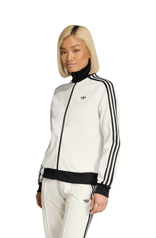 Jaqueta Adidas Classic Track Top Off - White/Preto - NewSkull