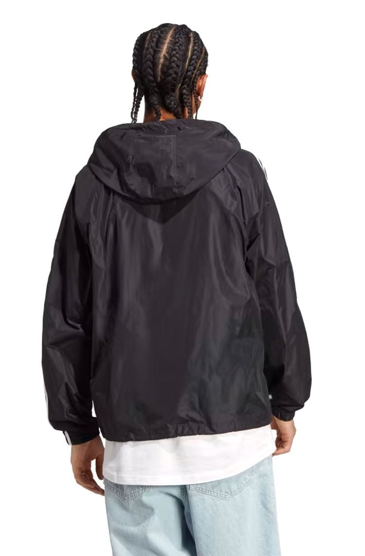 Jaqueta Adidas Corta Vento Adicolor Classics Preto/Branco - NewSkull