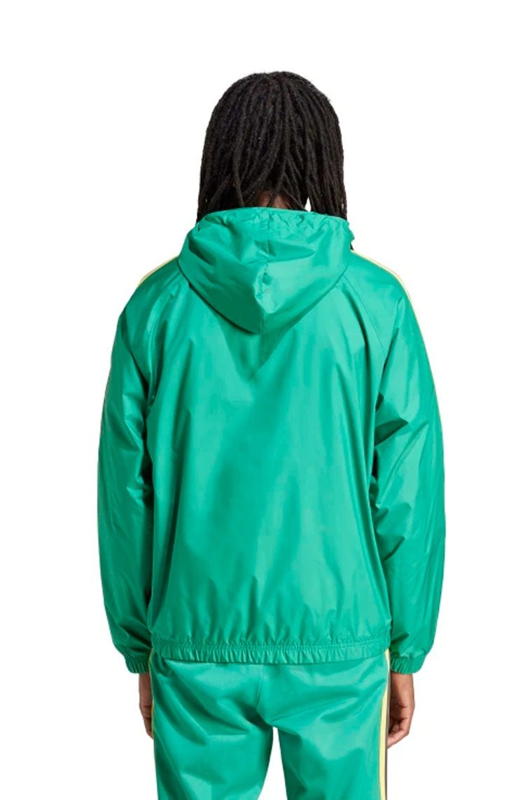 Jaqueta Adidas Corta Vento Jamaica Verde/Preto/Amarelo - NewSkull