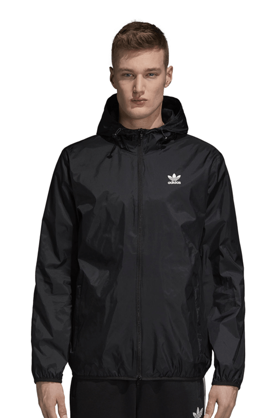 Jaqueta Adidas Corta Vento Trefoil Preta - NewSkull