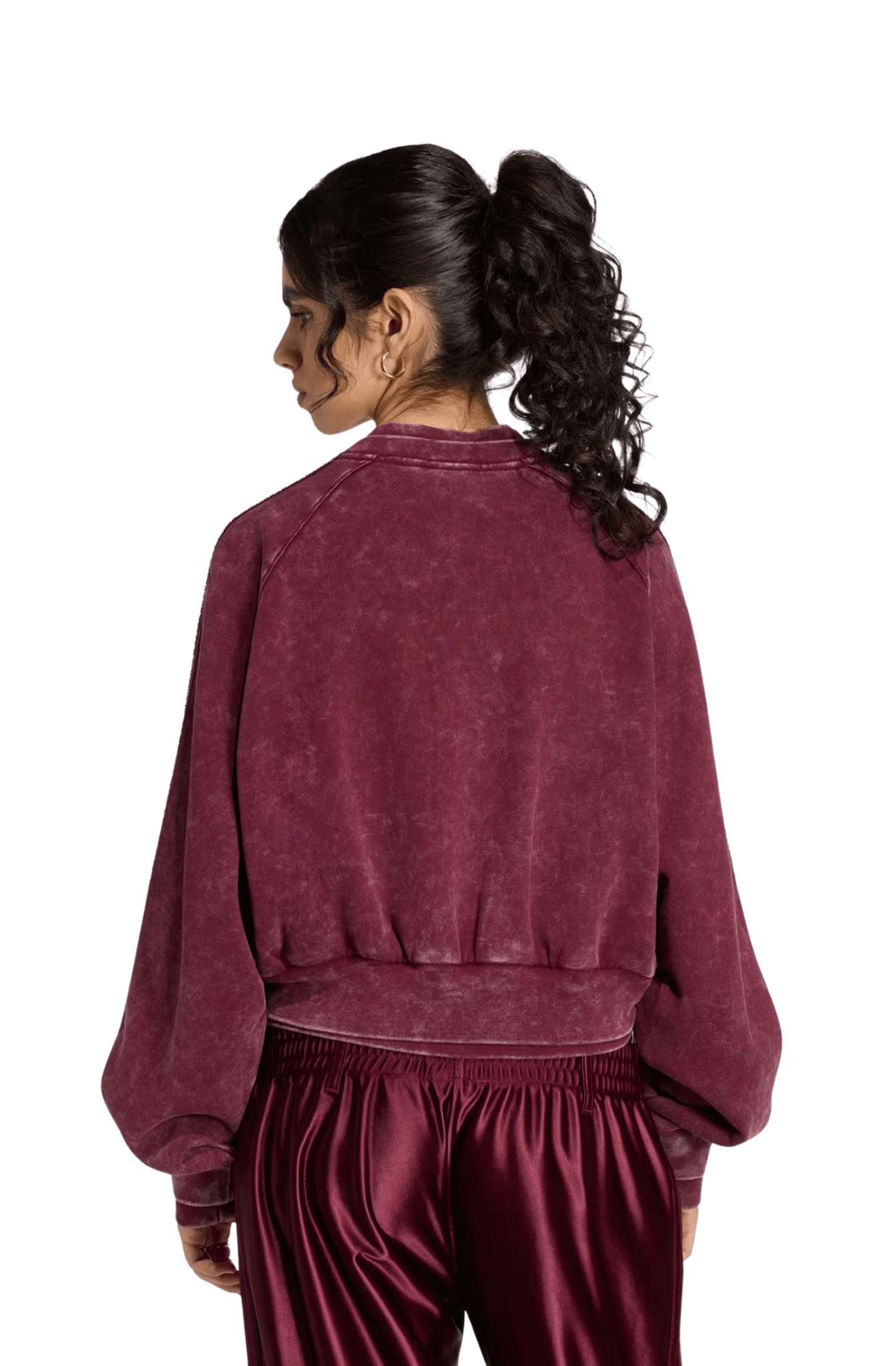 Jaqueta Adidas Cropped SST Bordo - NewSkull