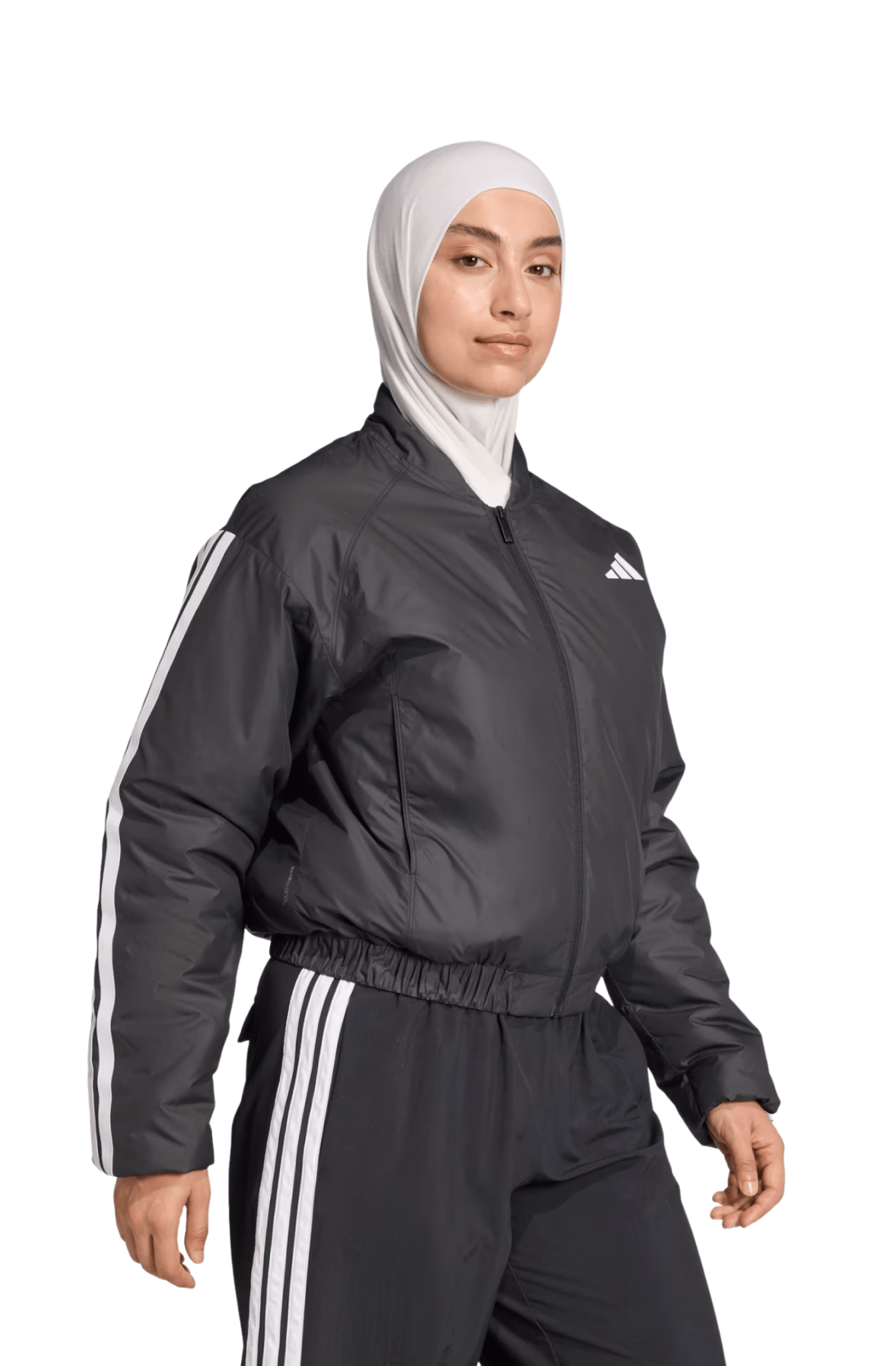 Jaqueta Adidas Essentials CLIMAWARM 3 - stripes Preto/Branco - NewSkull