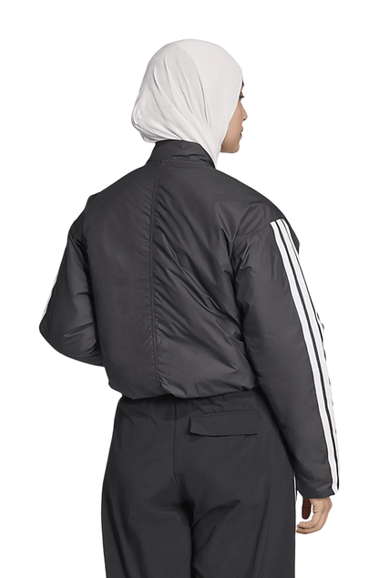 Jaqueta Adidas Essentials CLIMAWARM 3 - stripes Preto/Branco - NewSkull