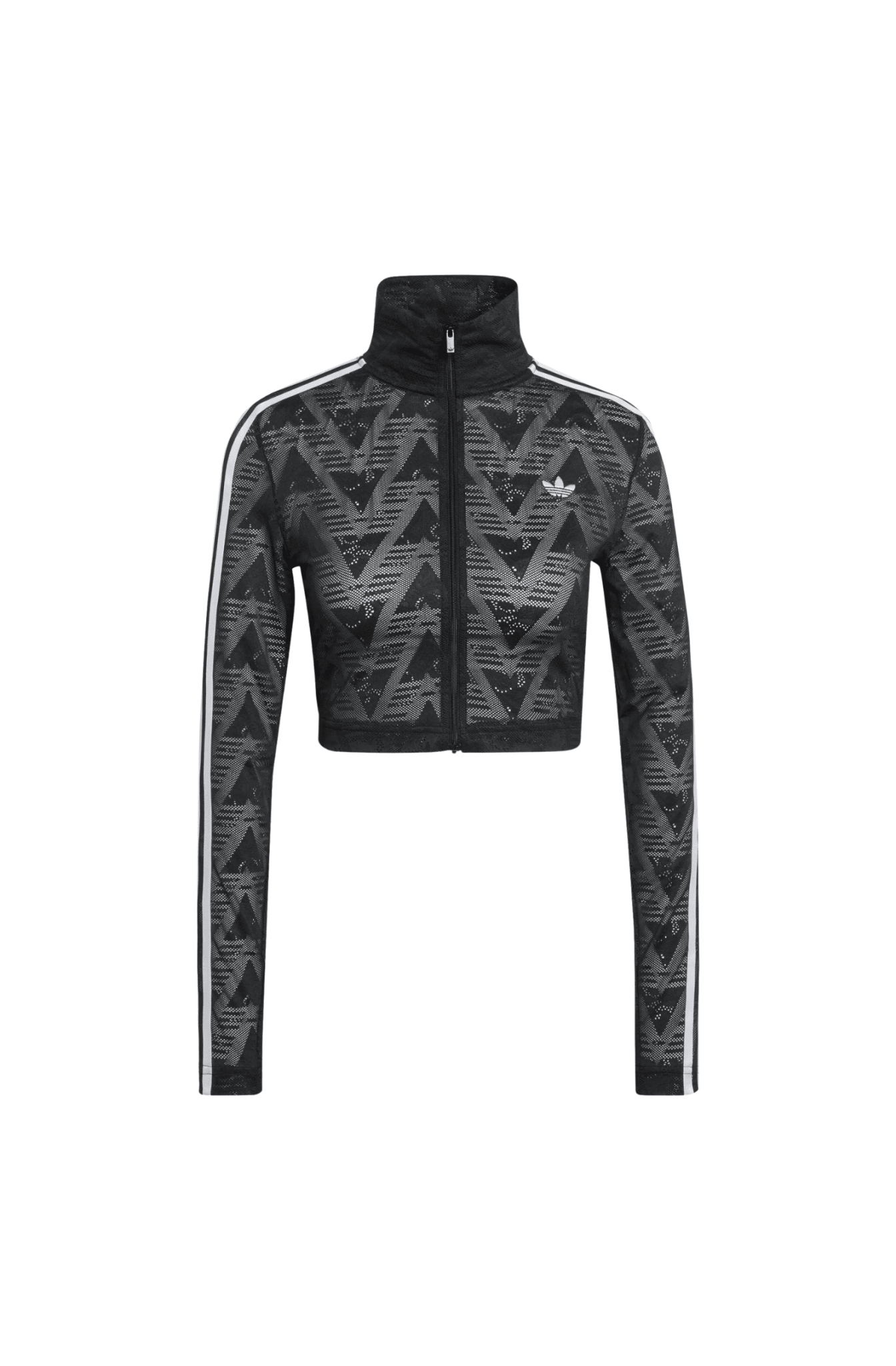 Jaqueta Adidas Firebird Classic Lace Track Top Preto/Branco - NewSkull