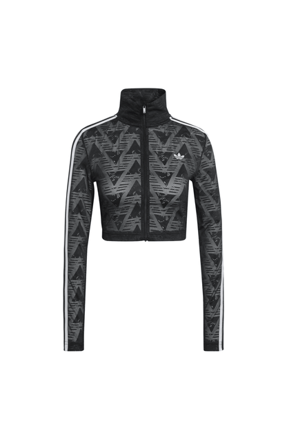 Jaqueta Adidas Firebird Classic Lace Track Top Preto/Branco - NewSkull