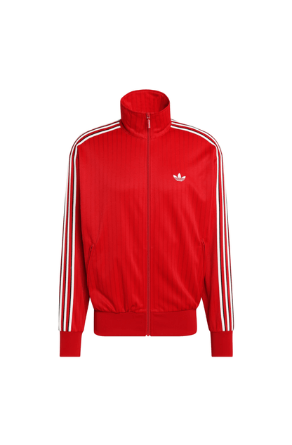 Jaqueta Adidas Firebird Loose Pinstripes Track Top Vermelho/Branco - NewSkull