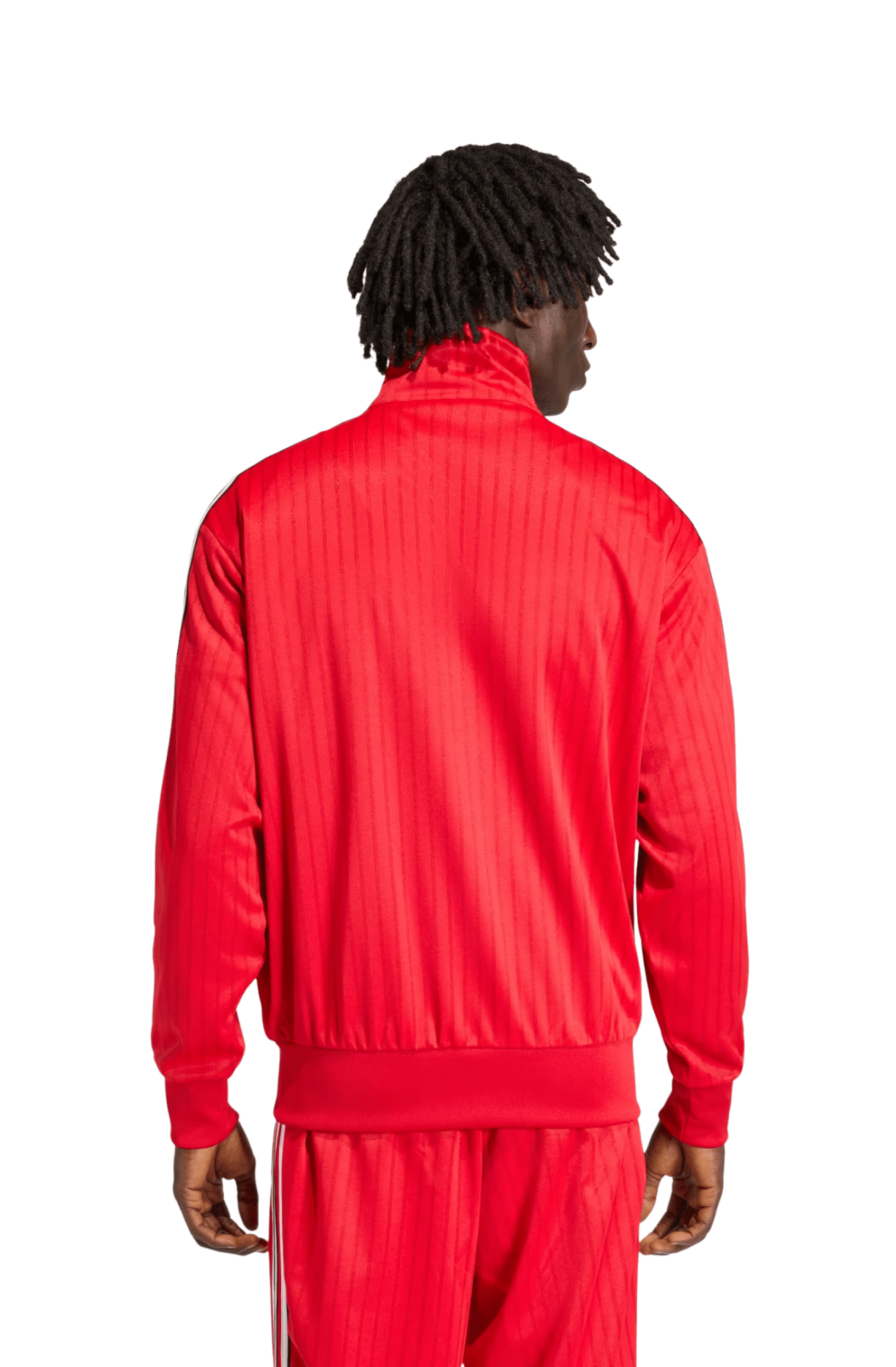 Jaqueta Adidas Firebird Loose Pinstripes Track Top Vermelho/Branco - NewSkull