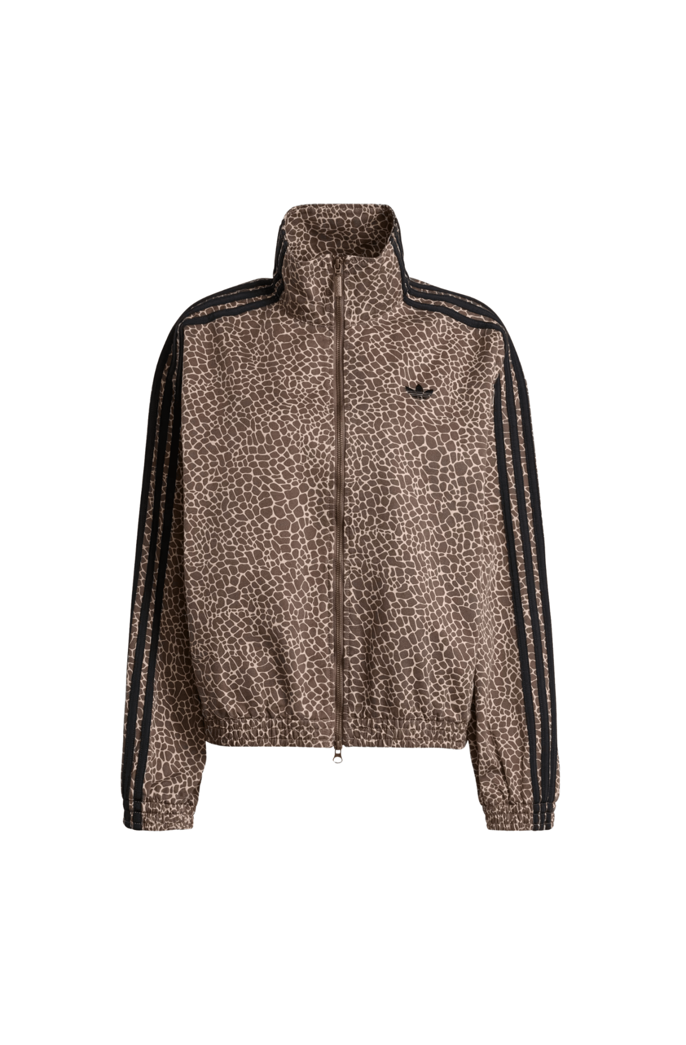 Jaqueta Adidas Jeans Oversized Firebird AOP Marrom/Preto - NewSkull