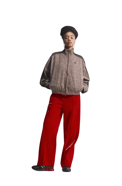 Jaqueta Adidas Jeans Oversized Firebird AOP Marrom/Preto - NewSkull