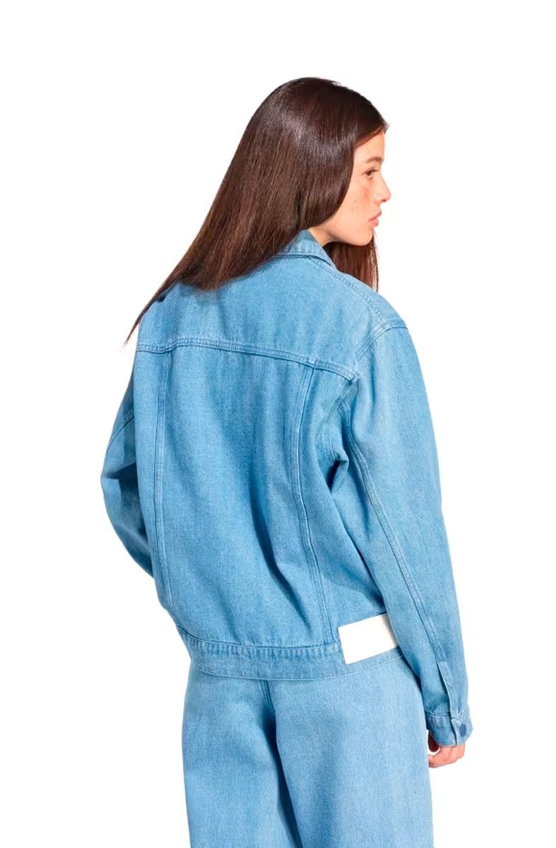 Jaqueta Adidas Kseniaschnaider 3 - stripes Jeans Azul - NewSkull