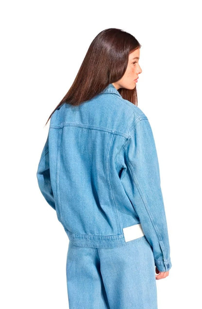 Jaqueta Adidas Kseniaschnaider 3 - stripes Jeans Azul - NewSkull