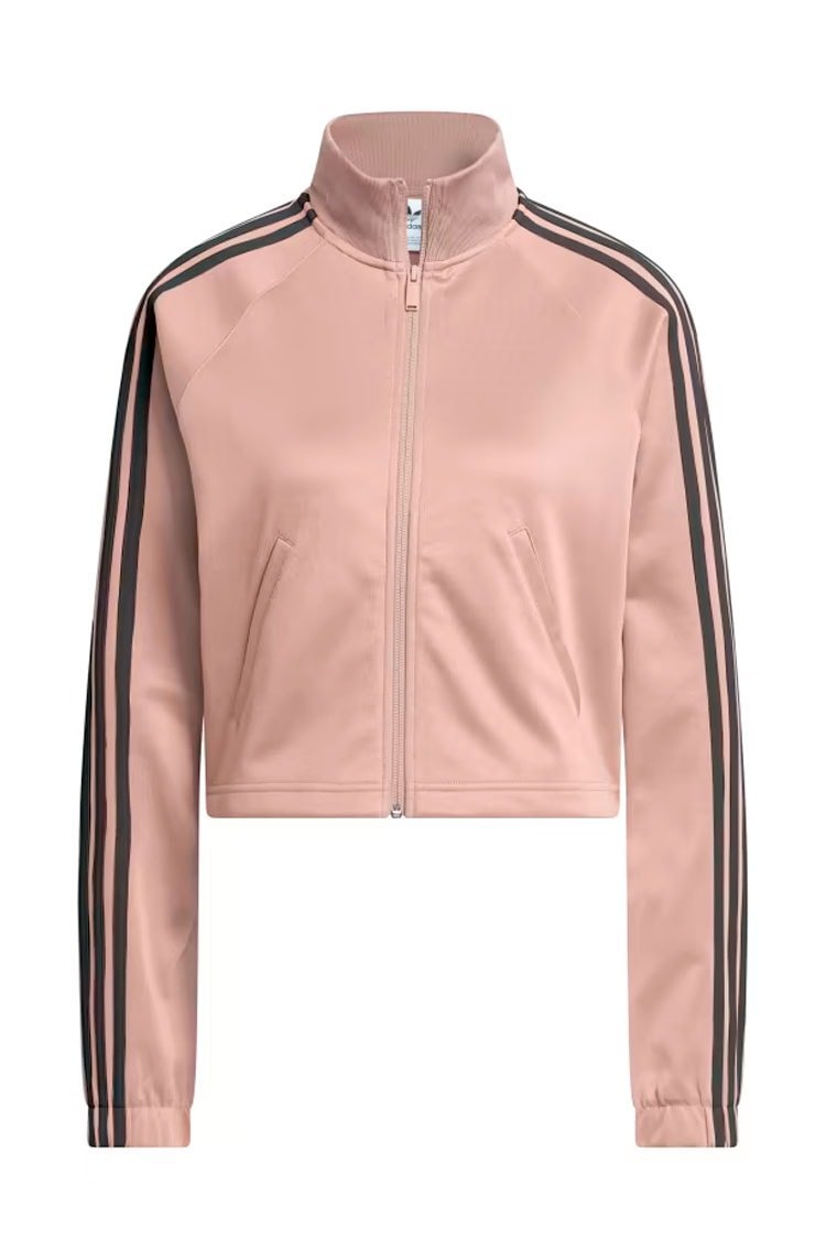 Jaqueta Adidas Malha Warm - Up Bege/Preto - NewSkull