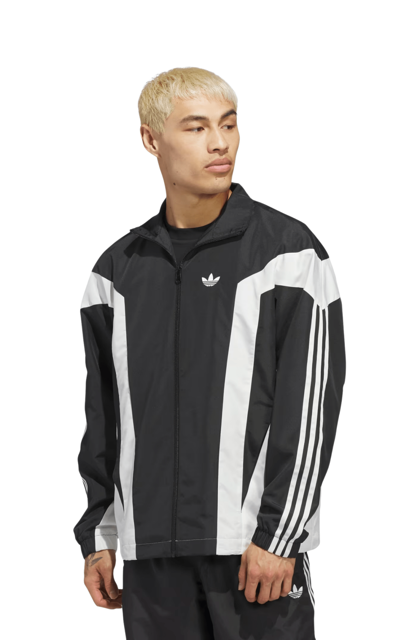 Jaqueta Adidas Originals Basketball Windbreaker Preto/Branco - NewSkull