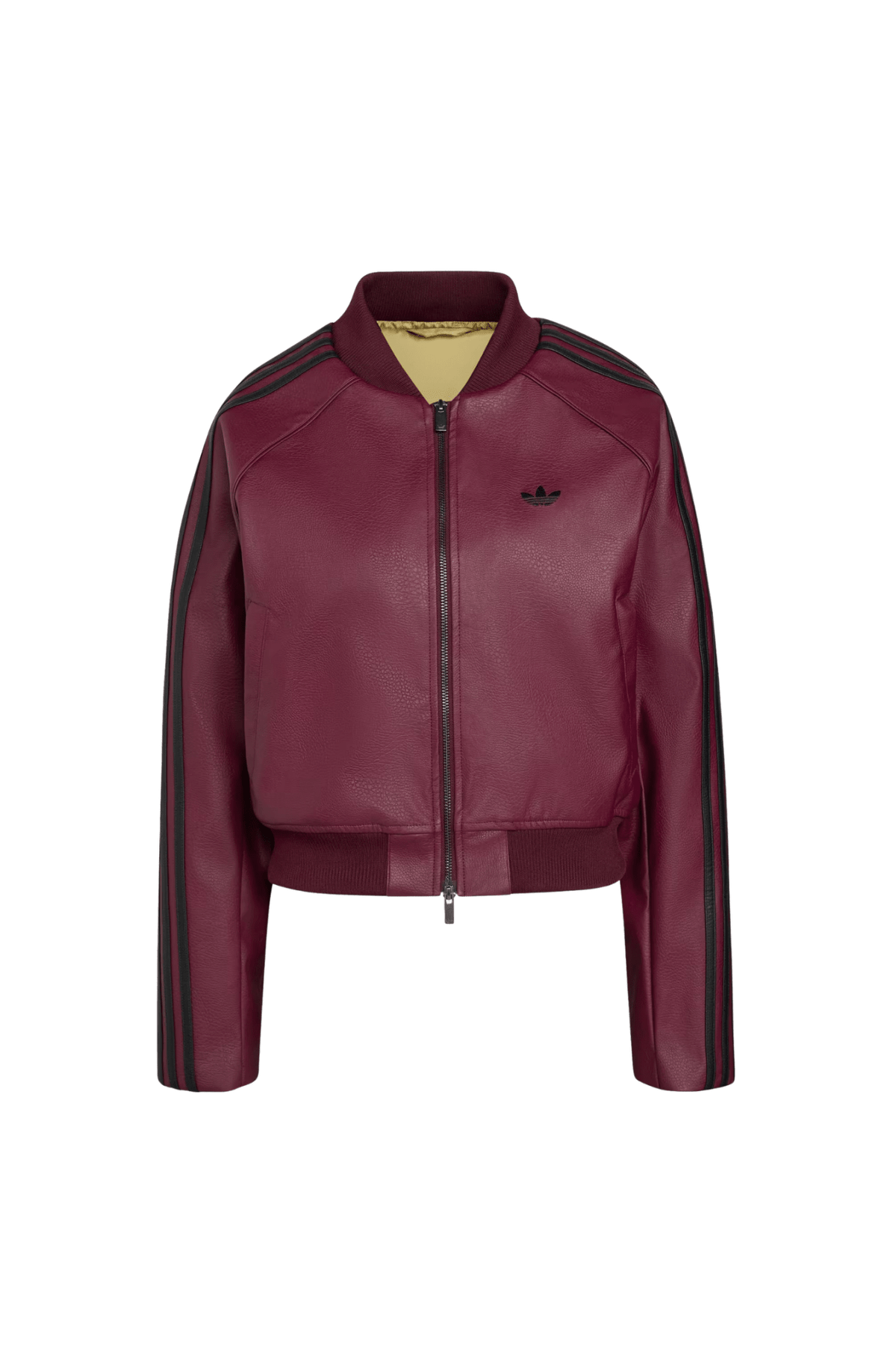 Jaqueta Adidas Pleather SST Bordô/Preto - NewSkull