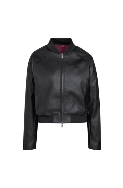 Jaqueta Adidas Pleather SST Preto/Preto - NewSkull