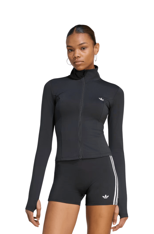 Jaqueta Adidas Poliéster Trefoil Essentials Preto - NewSkull