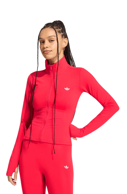 Jaqueta Adidas Poliéster Trefoil Essentials Vermelho - NewSkull