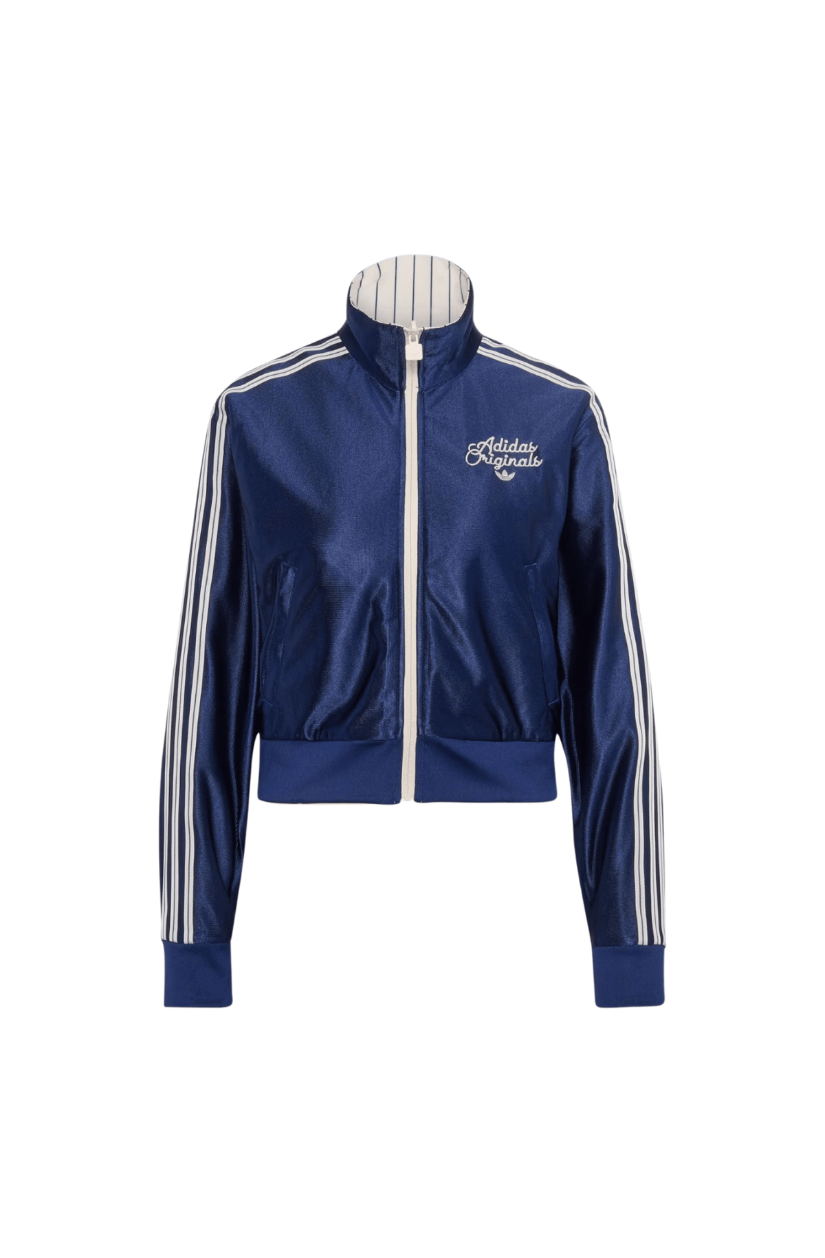 Jaqueta Adidas Reversível Firebird Bege/Azul Marinho - NewSkull