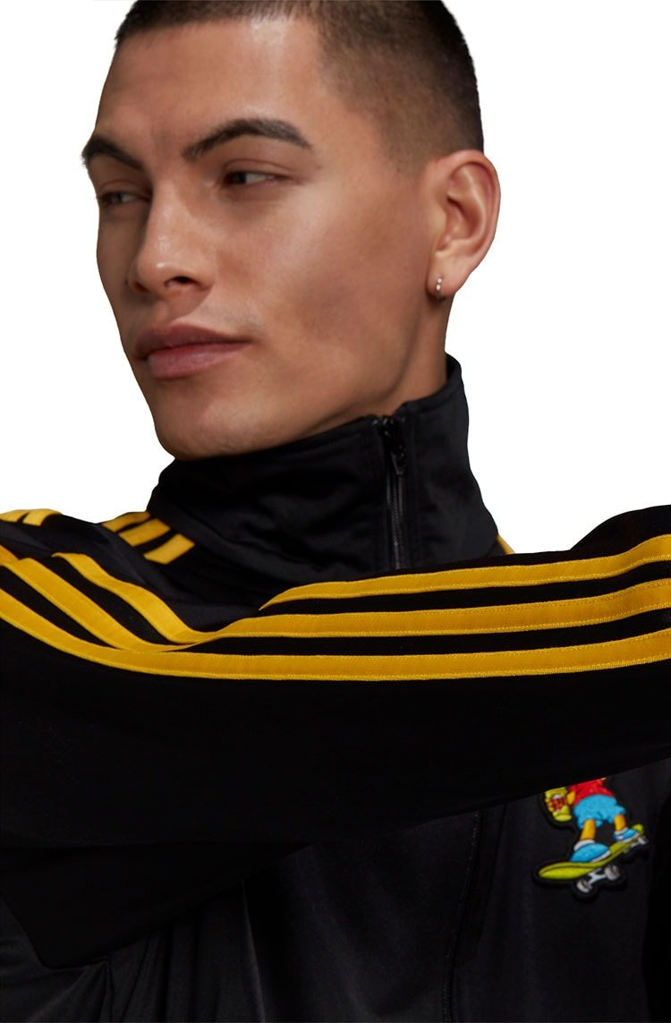 Jaqueta Adidas The Simpsons Firebird Preta/Amarela - NewSkull