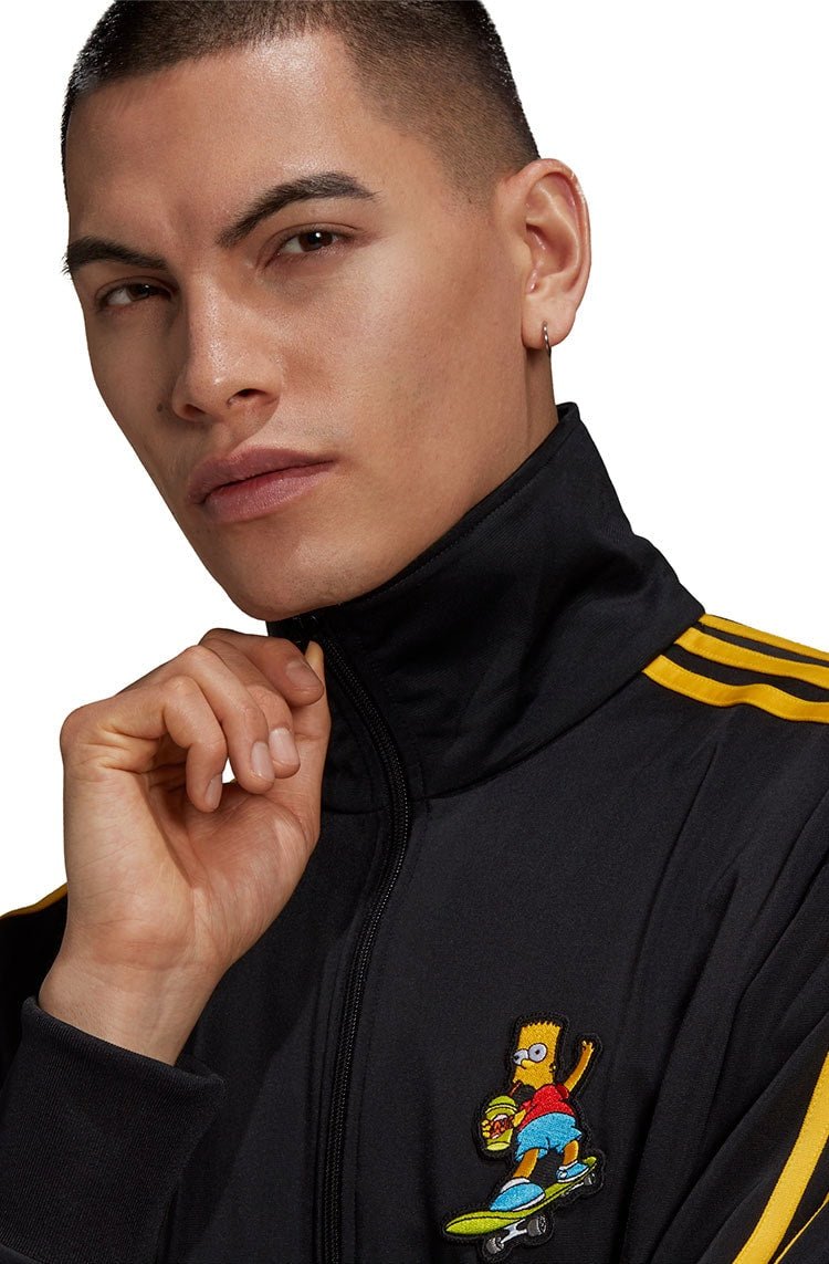 Jaqueta Adidas The Simpsons Firebird Preta/Amarela - NewSkull