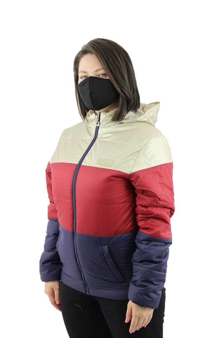 Jaqueta Fila Feminina Padded 2 Dourada/Marinho - NewSkull