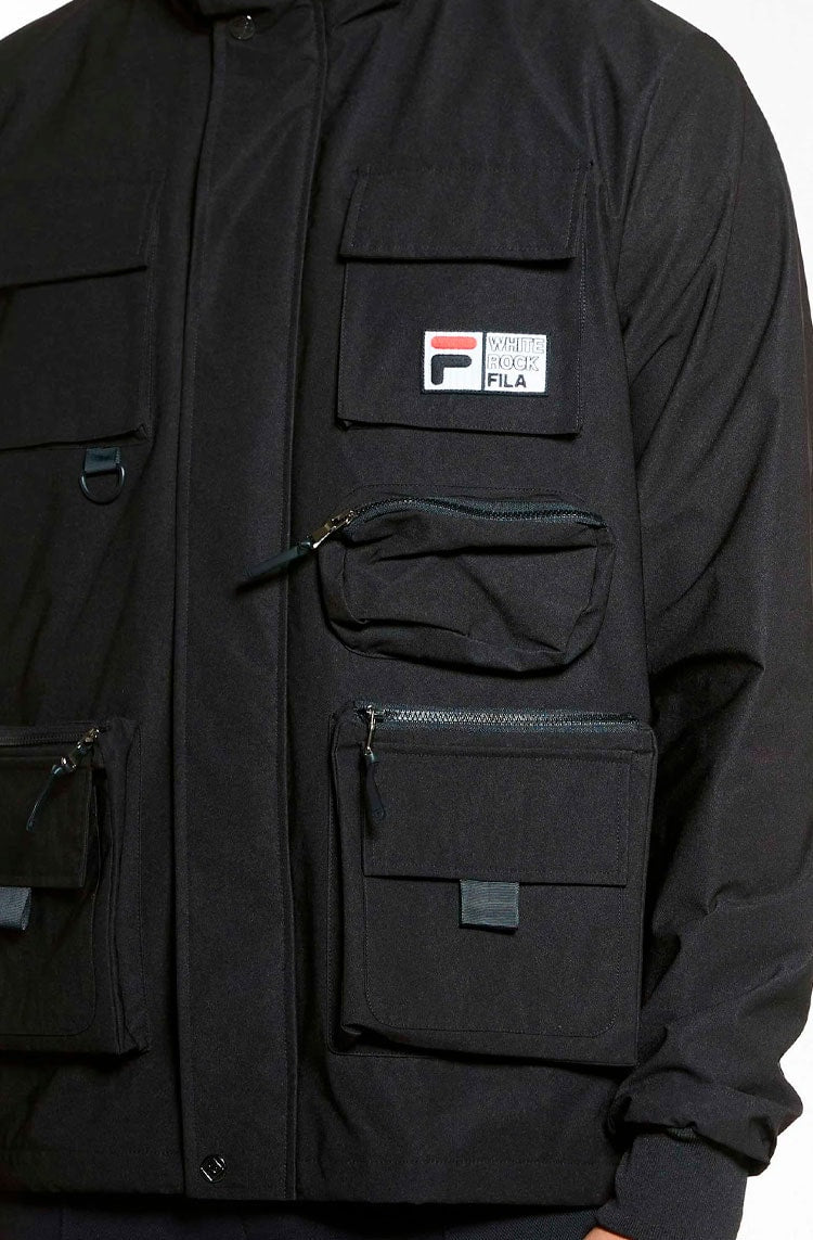 Jaqueta Fila Parka Reflective Preto/Branco - NewSkull