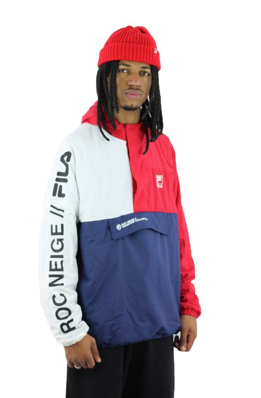 Jaqueta FILA Trail Azul/Branco/Vermelho - NewSkull
