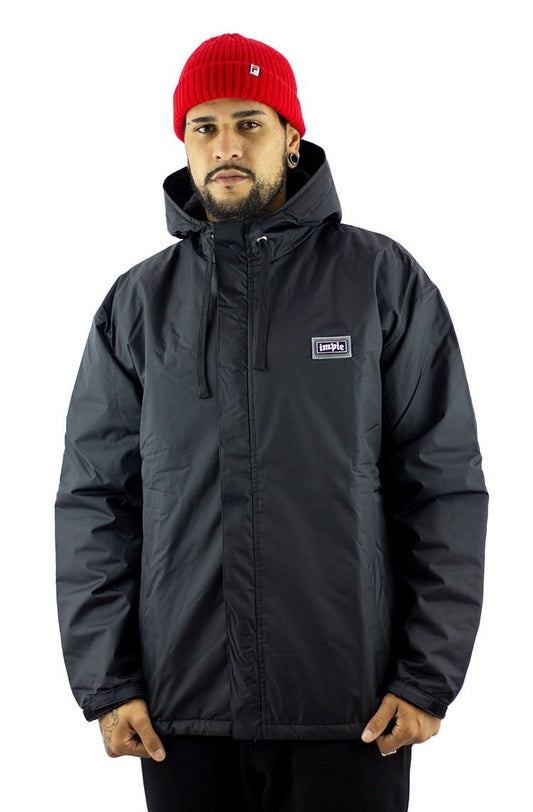 Jaqueta Impie 3B Rubber Patch Preta/Branca - NewSkull