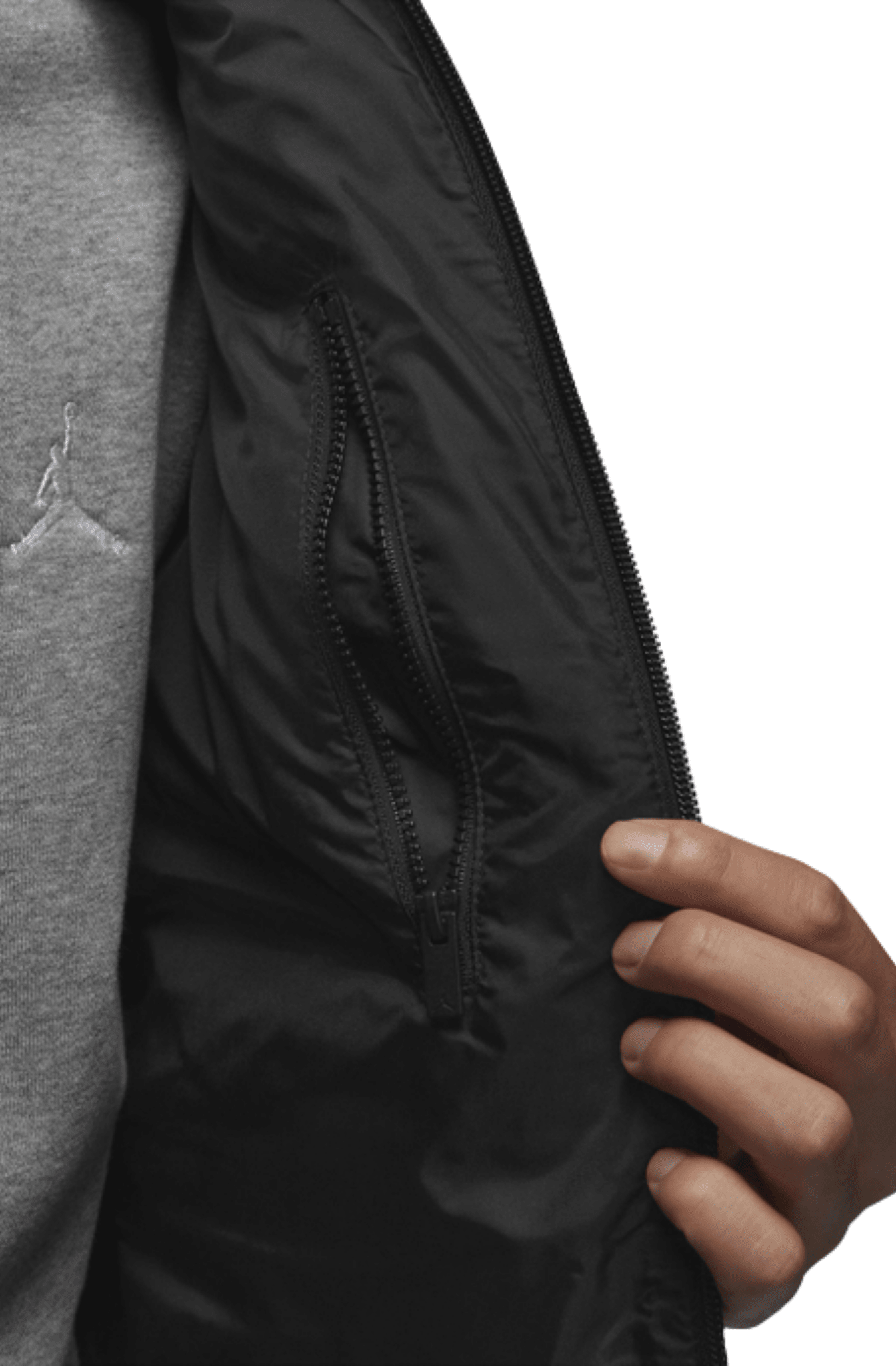 Jaqueta Jordan Brooklyn Puffer Preto - NewSkull